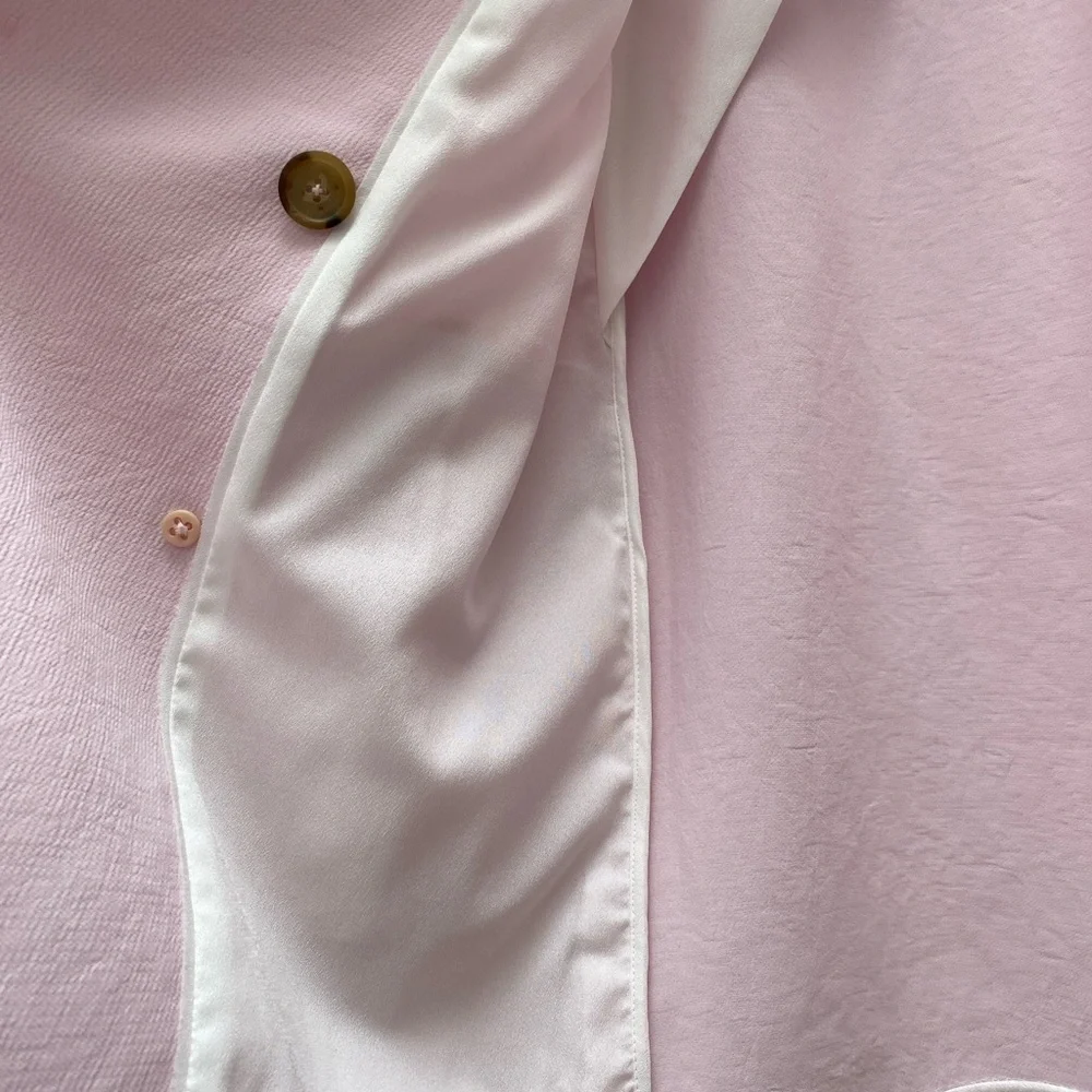 Aritzia - Wilfred Pink Double-Breasted Women's Blazer Dopamine Dressing - Picture 4 of 8
